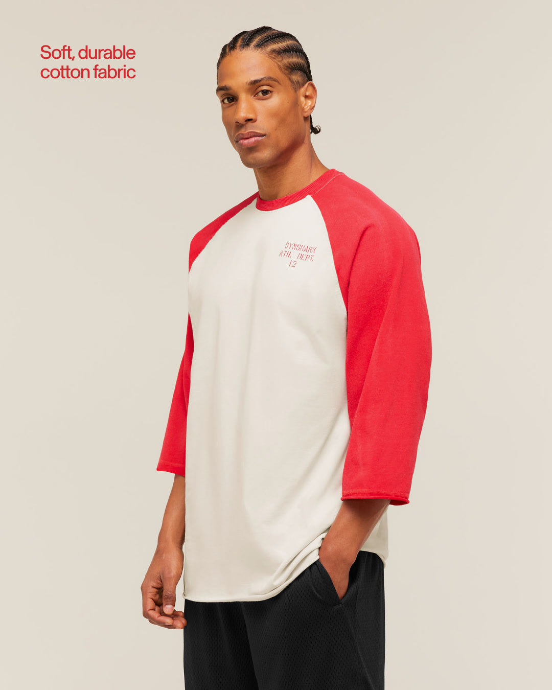 color:Tinted White / Athletic Red