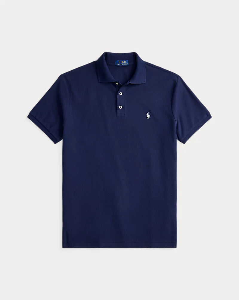 Custom Slim Fit Honeycomb-Mesh Polo