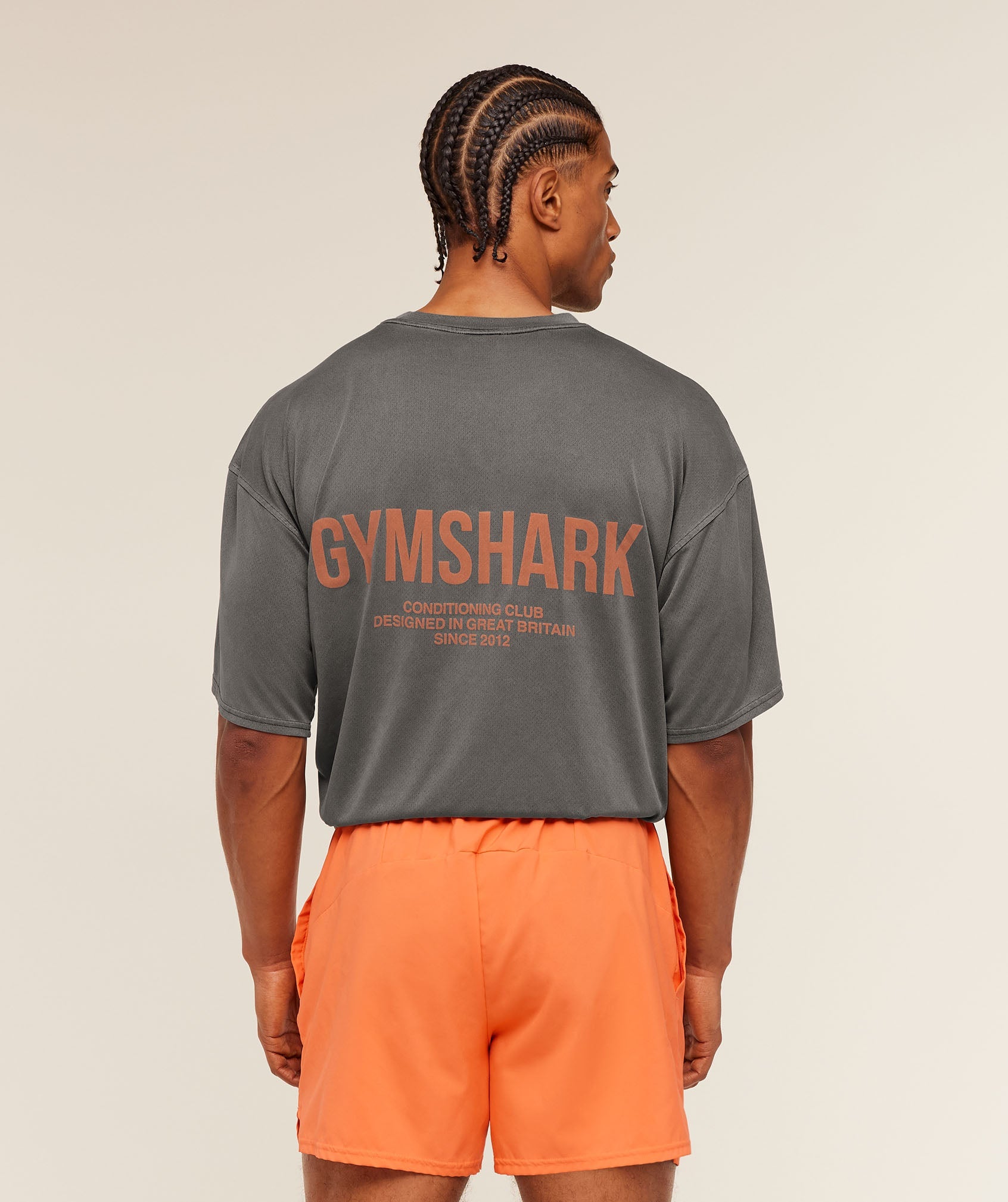 color:Black/Dayglow Peach/Wash