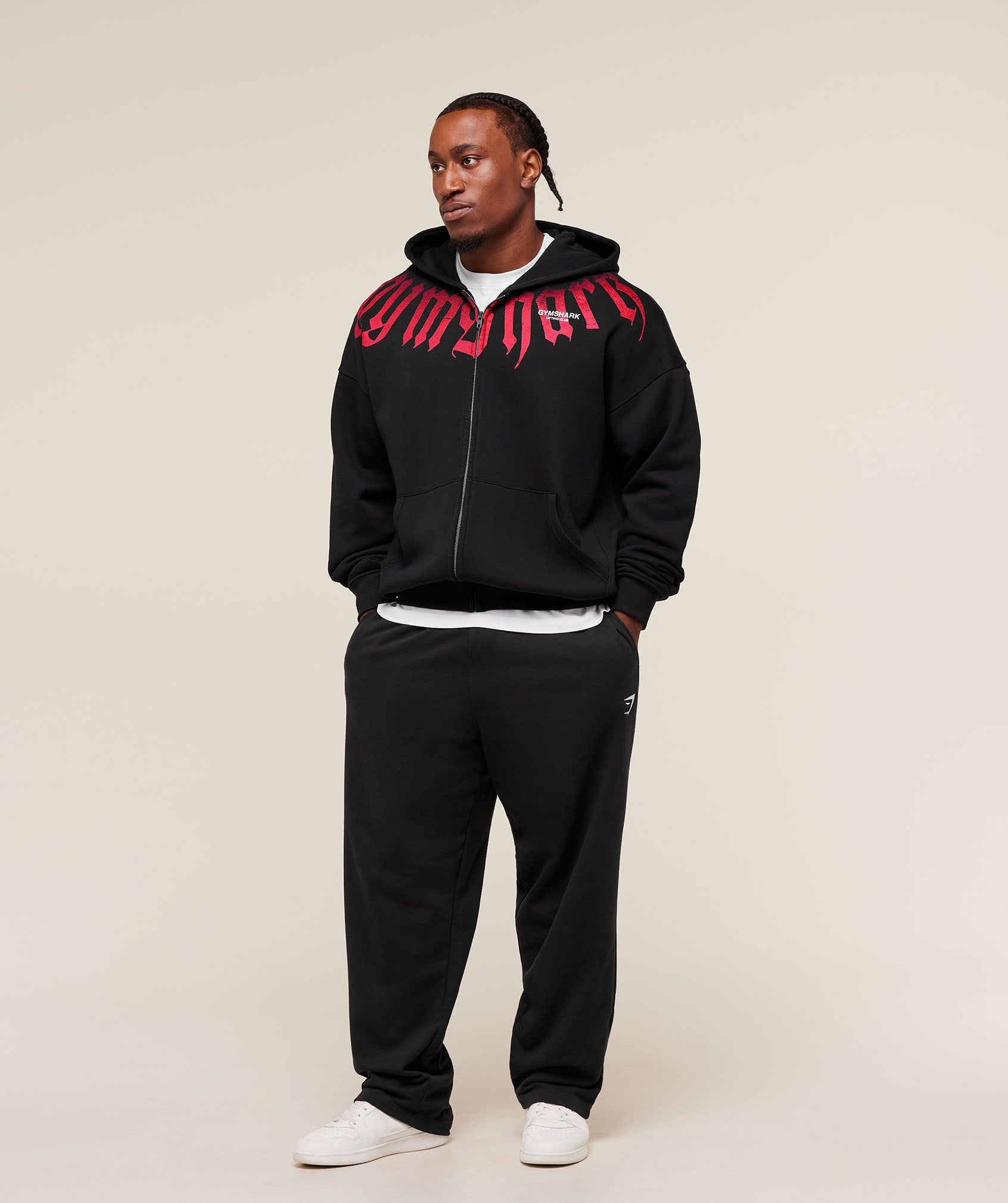 Fade Graphic Zip Up Hoodie