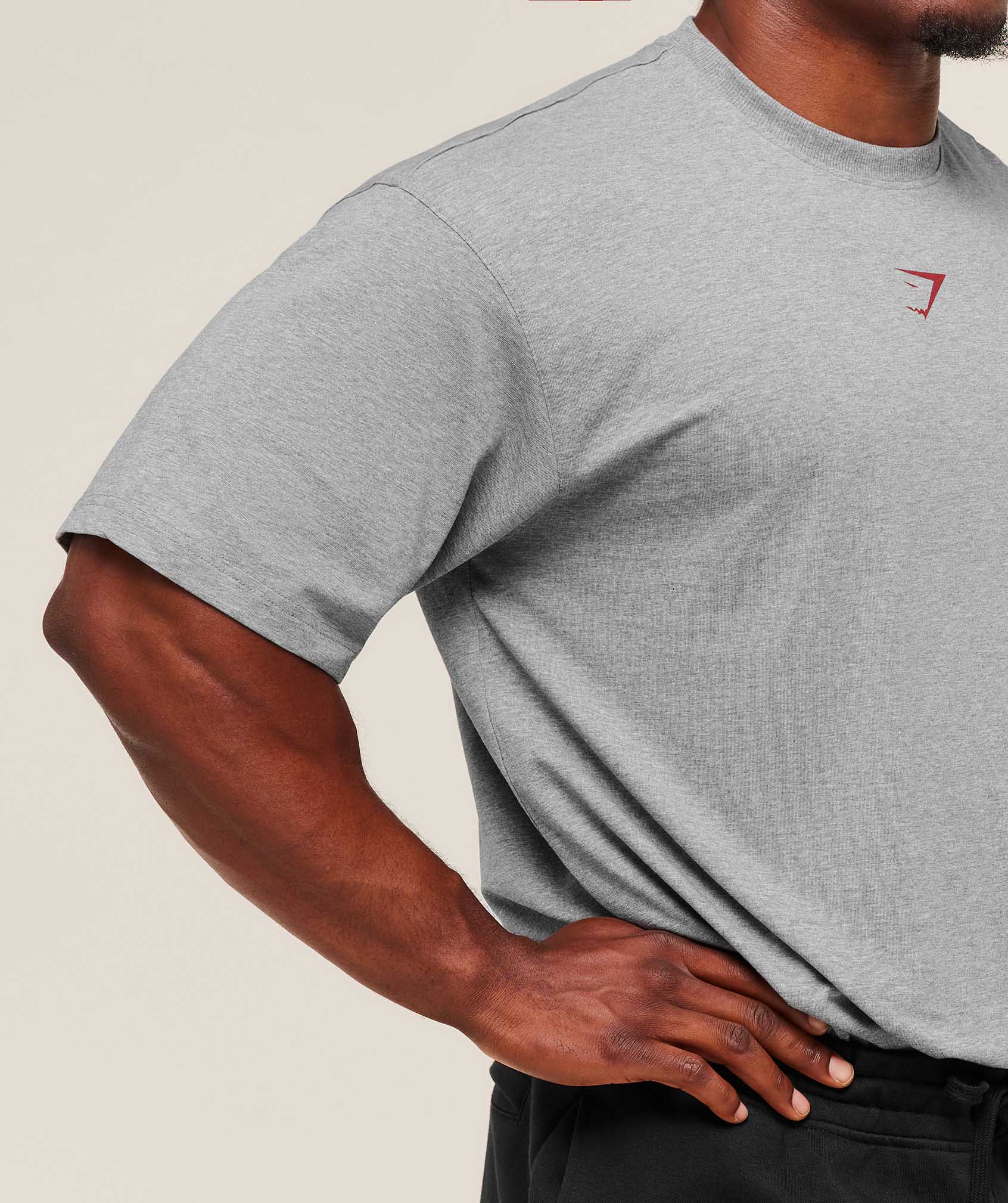 Charcoal Core Marl/Sets Red